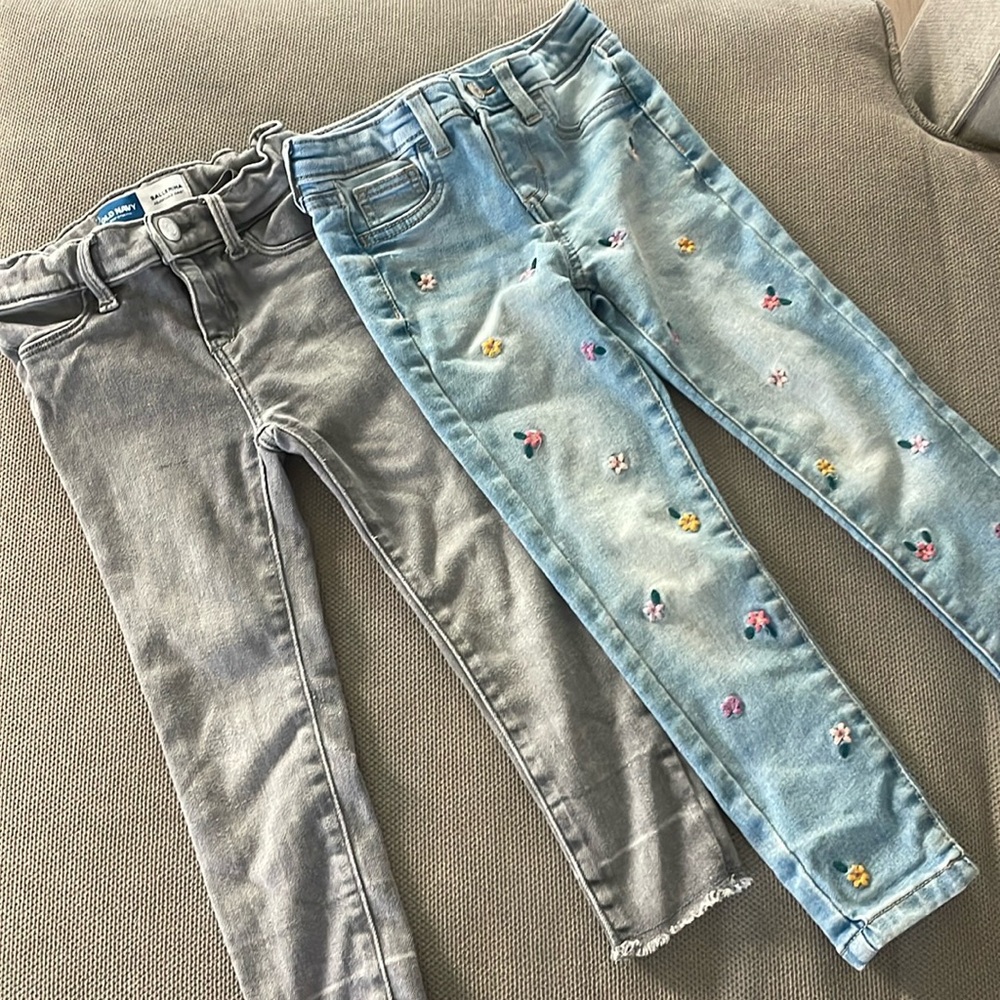 Pair of girls denim pants